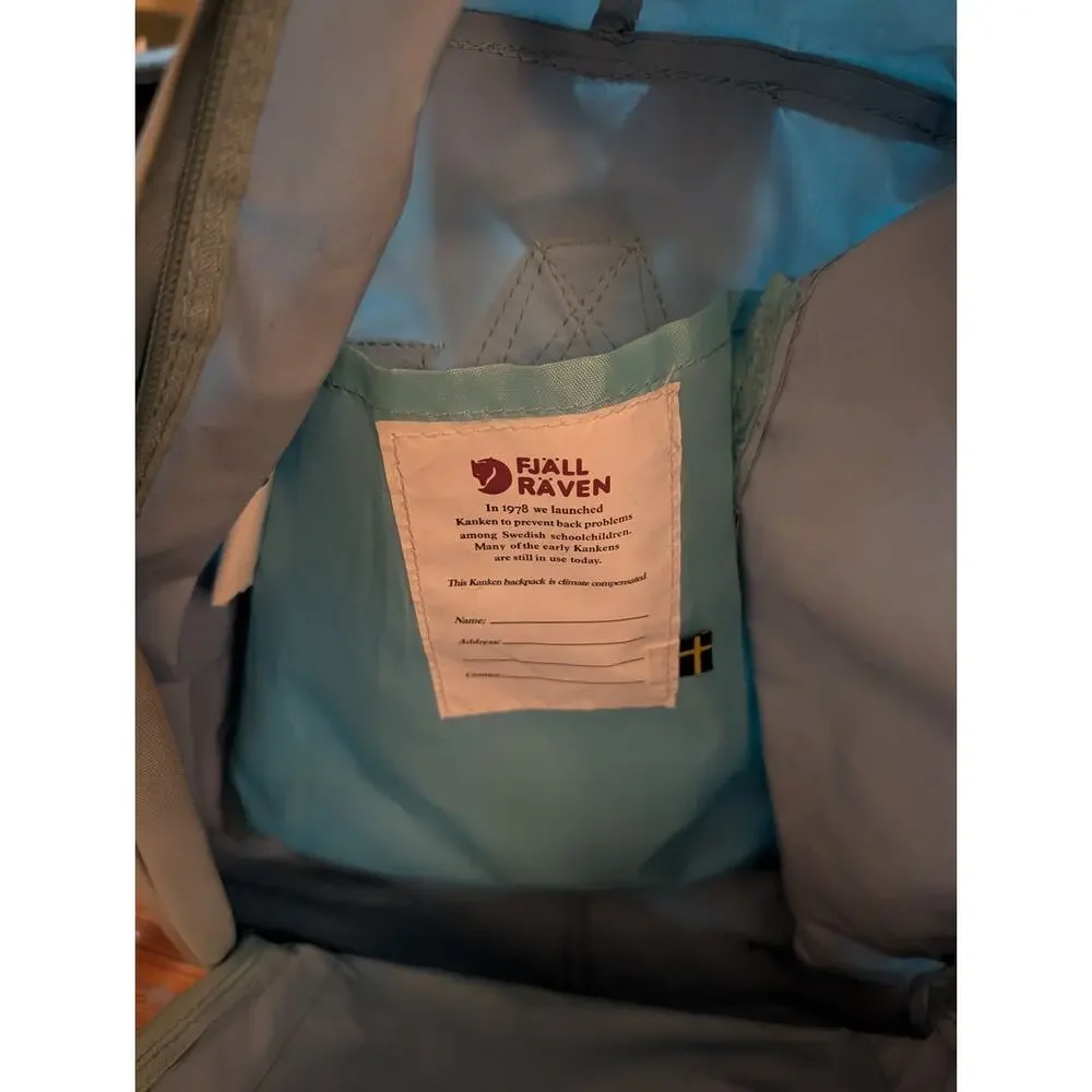 Fjallraven Kanken Mini Backpack Pastel Light Blue